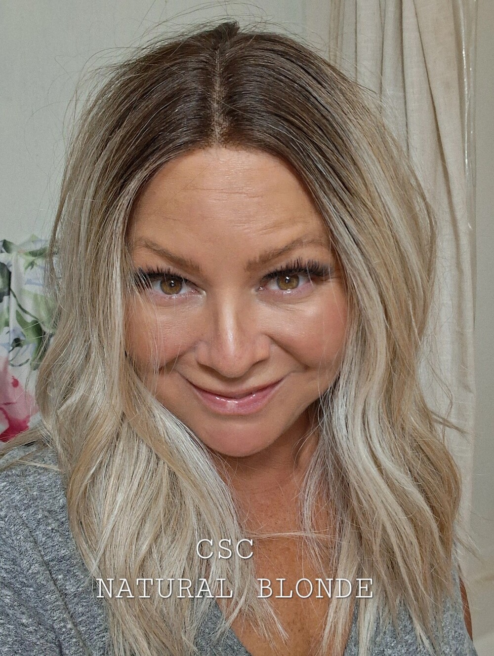 Blonde Long Straight Women’s Wig - Natural Ash Blonde